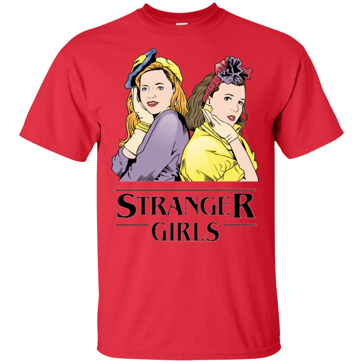 T-Shirts Red / S Stranger Girls T-Shirt