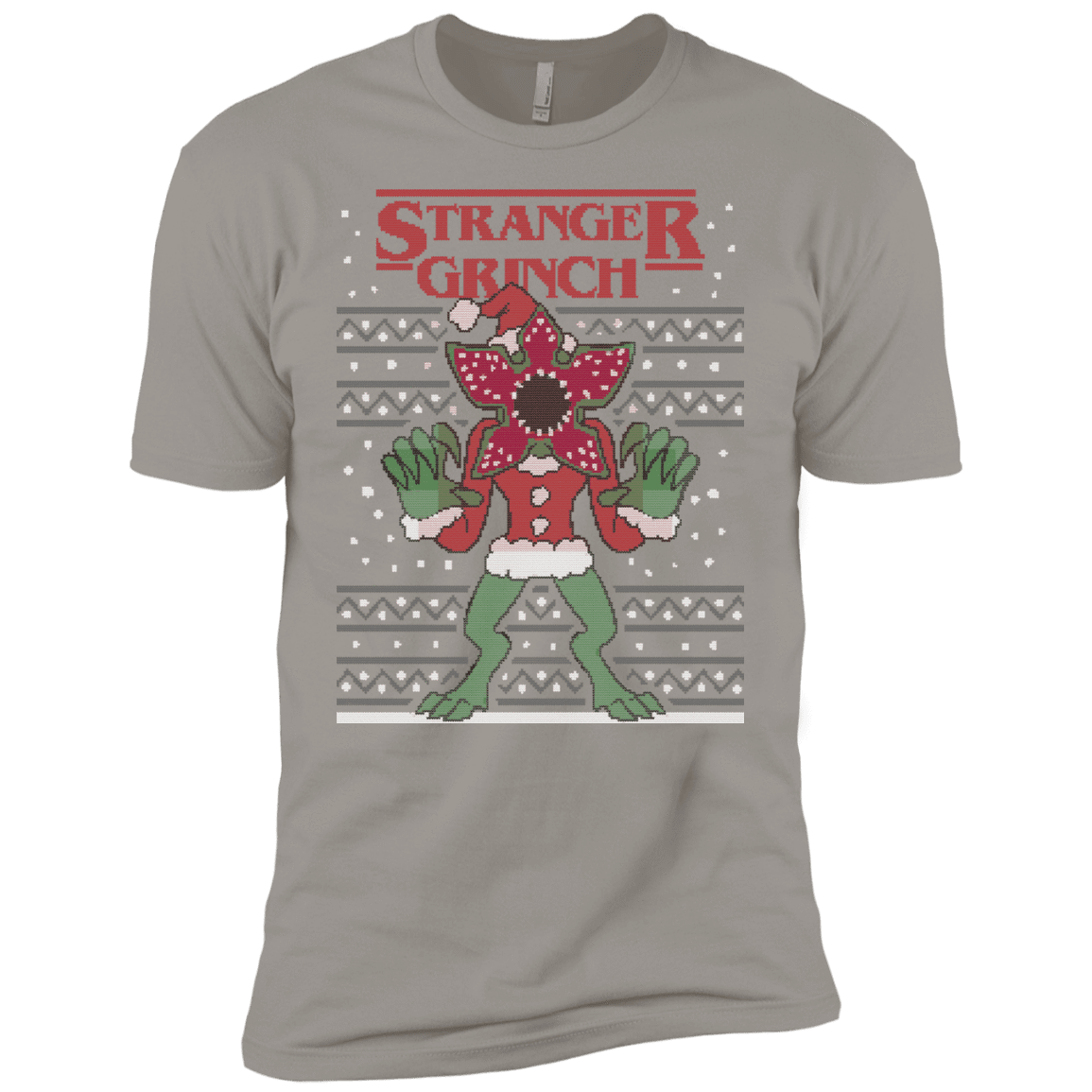 T-Shirts Light Grey / YXS Stranger Grinch Boys Premium T-Shirt