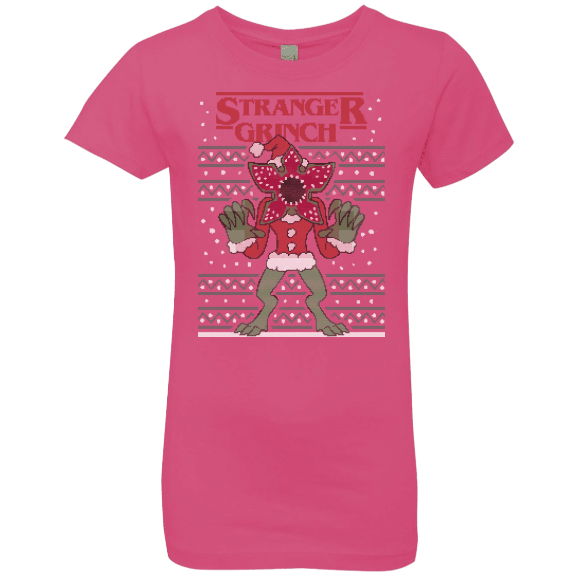 T-Shirts Hot Pink / YXS Stranger Grinch Girls Premium T-Shirt