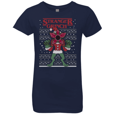 T-Shirts Midnight Navy / YXS Stranger Grinch Girls Premium T-Shirt