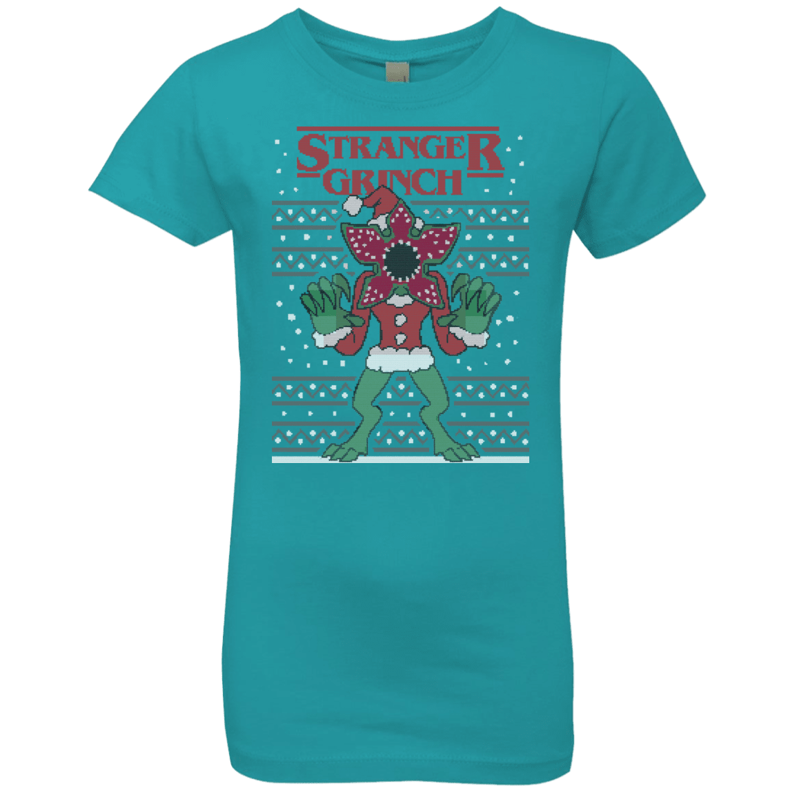 T-Shirts Tahiti Blue / YXS Stranger Grinch Girls Premium T-Shirt