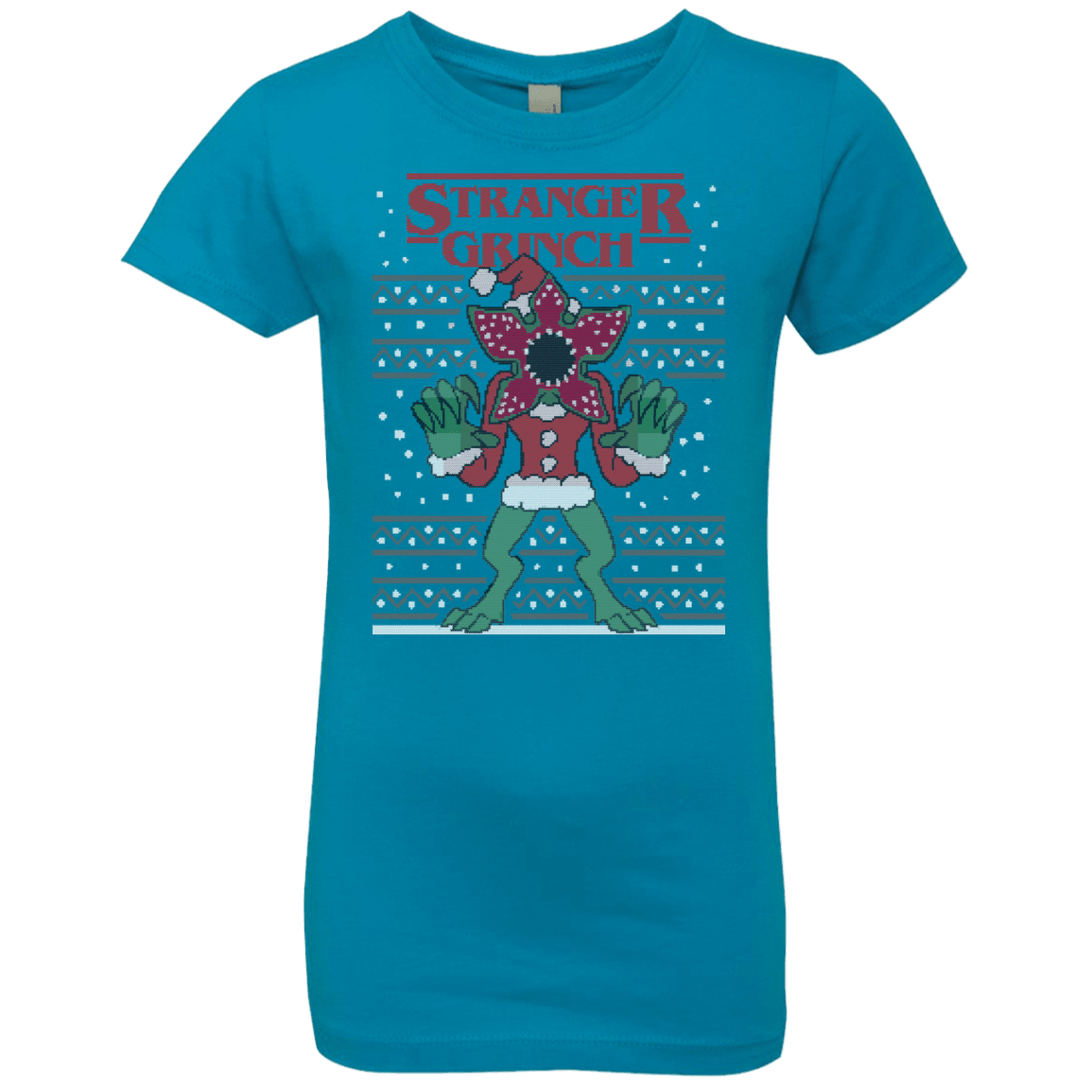 T-Shirts Turquoise / YXS Stranger Grinch Girls Premium T-Shirt