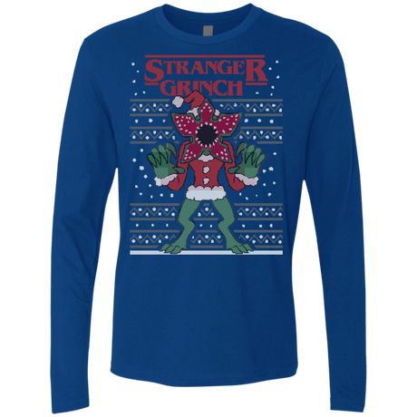 T-Shirts Royal / Small Stranger Grinch Men's Premium Long Sleeve