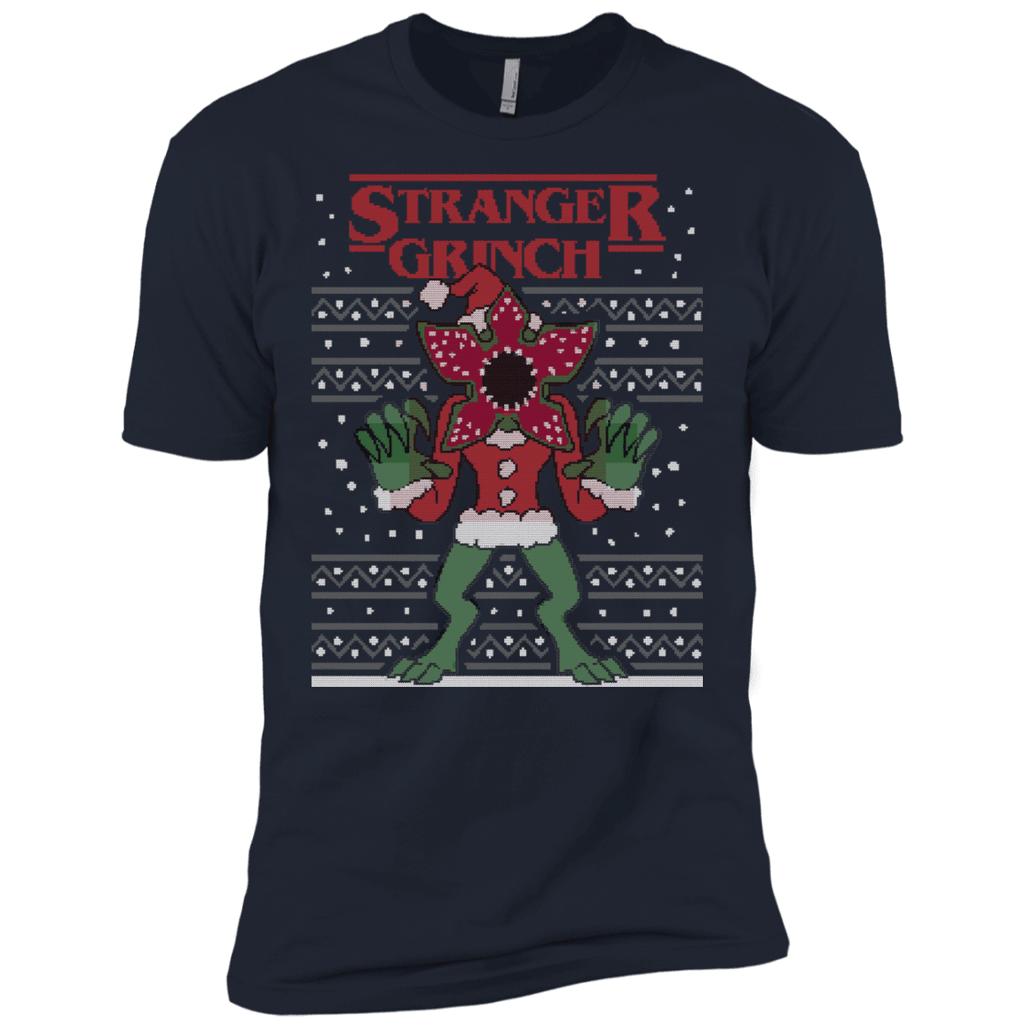T-Shirts Midnight Navy / X-Small Stranger Grinch Men's Premium T-Shirt