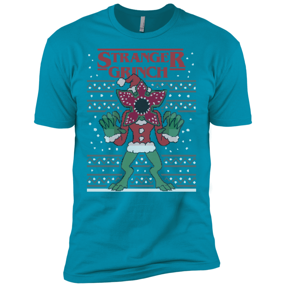 T-Shirts Turquoise / X-Small Stranger Grinch Men's Premium T-Shirt