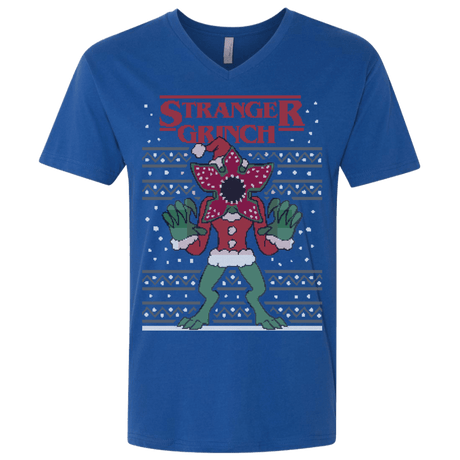 T-Shirts Royal / X-Small Stranger Grinch Men's Premium V-Neck