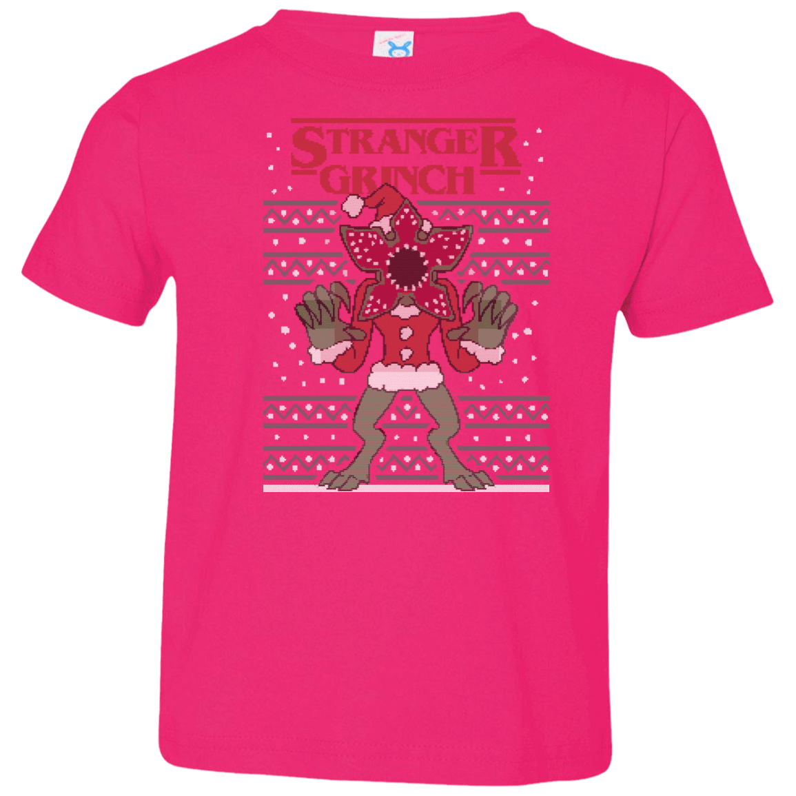 T-Shirts Hot Pink / 2T Stranger Grinch Toddler Premium T-Shirt