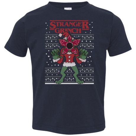 T-Shirts Navy / 2T Stranger Grinch Toddler Premium T-Shirt