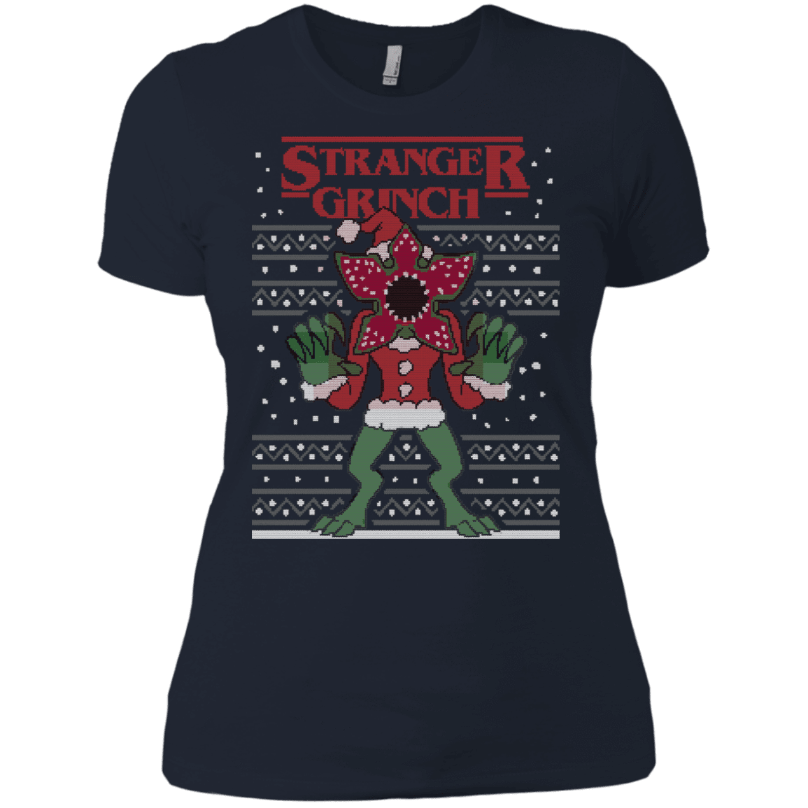 T-Shirts Midnight Navy / X-Small Stranger Grinch Women's Premium T-Shirt