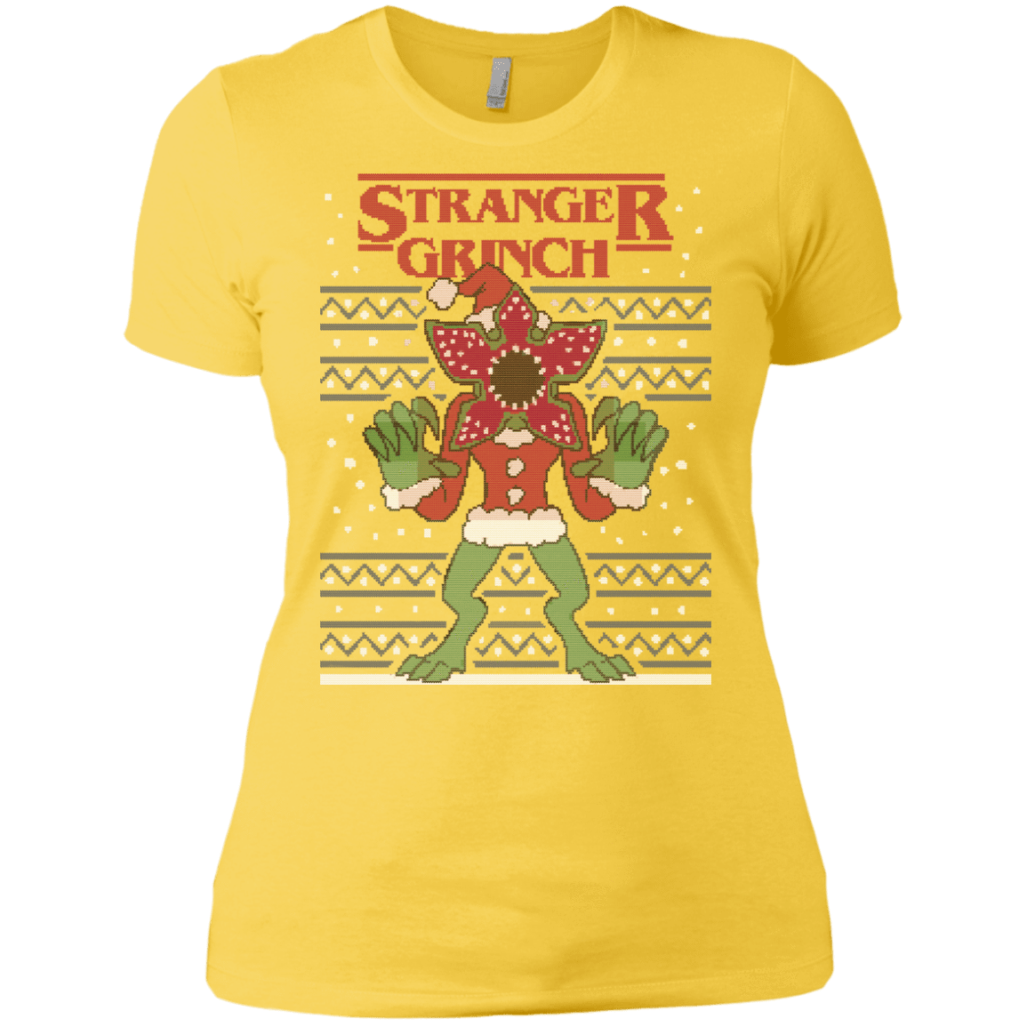 T-Shirts Vibrant Yellow / X-Small Stranger Grinch Women's Premium T-Shirt