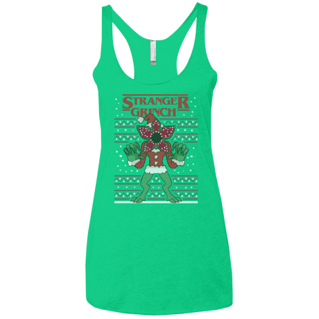 T-Shirts Envy / X-Small Stranger Grinch Women's Triblend Racerback Tank