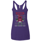 T-Shirts Purple / X-Small Stranger Grinch Women's Triblend Racerback Tank