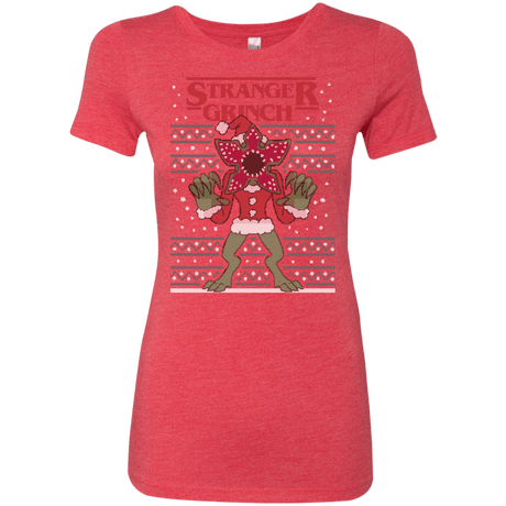 T-Shirts Vintage Red / Small Stranger Grinch Women's Triblend T-Shirt