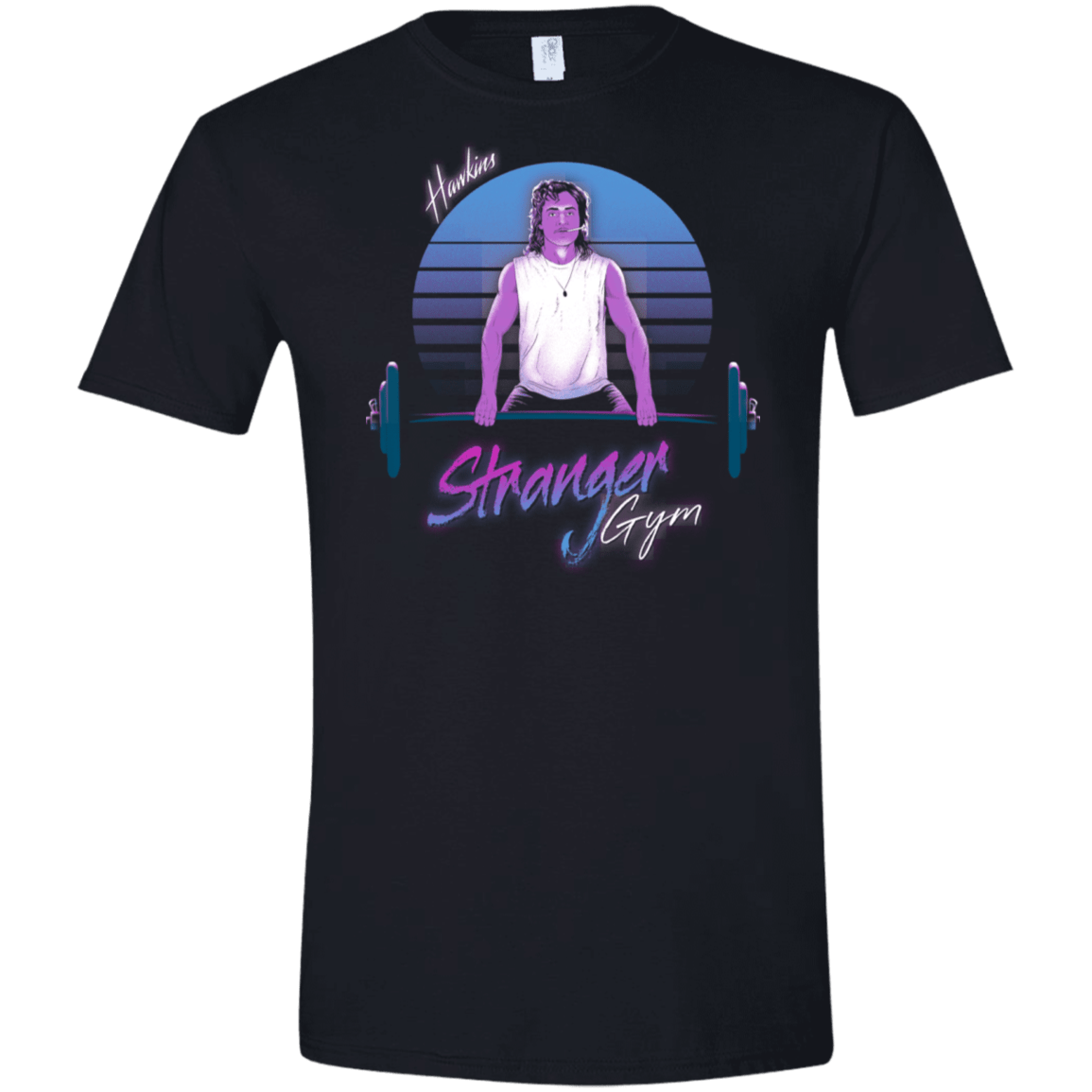 T-Shirts Black / X-Small Stranger Gym Men's Semi-Fitted Softstyle