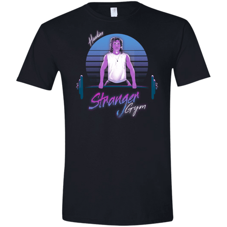 T-Shirts Black / X-Small Stranger Gym Men's Semi-Fitted Softstyle