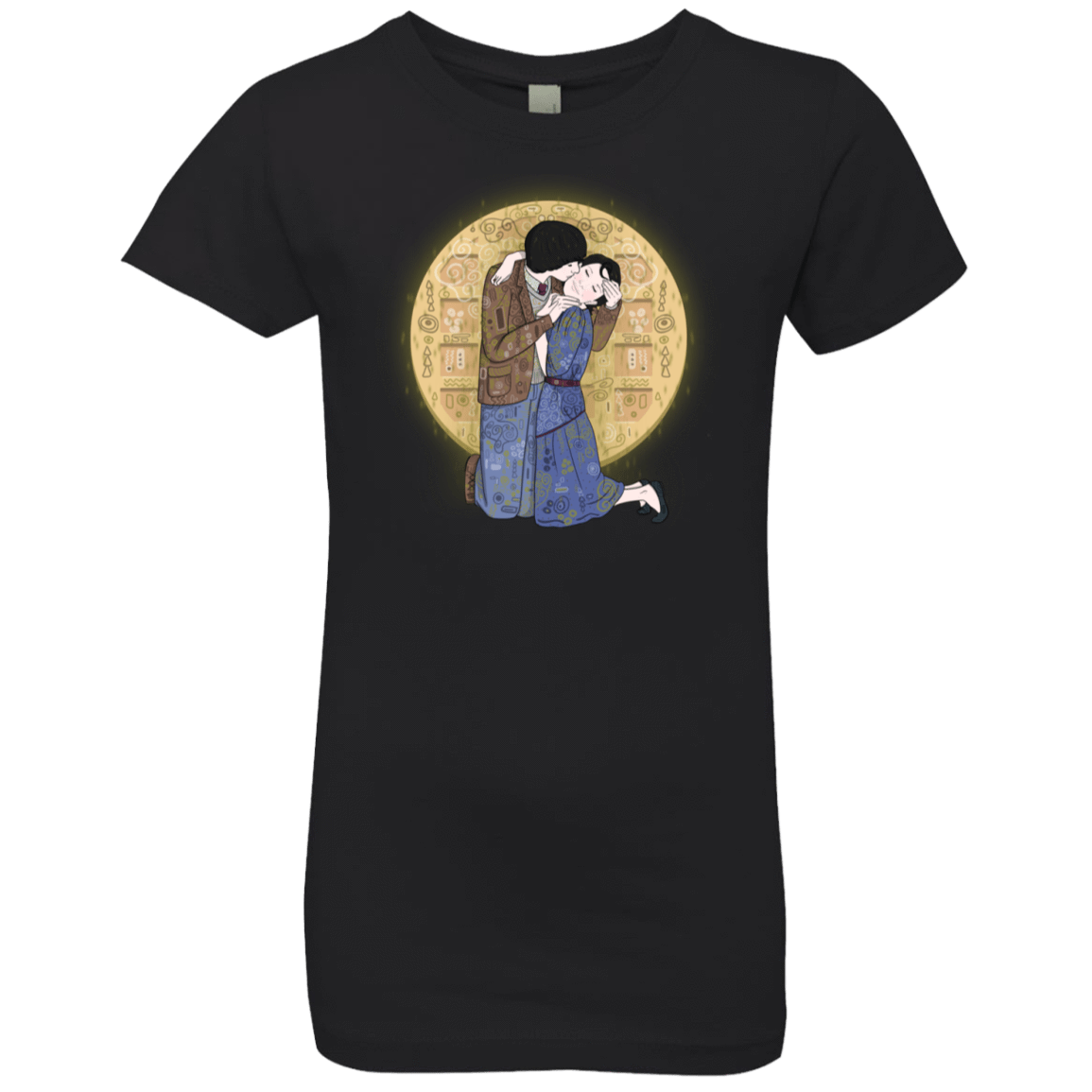 T-Shirts Black / YXS Stranger Klimt Girls Premium T-Shirt
