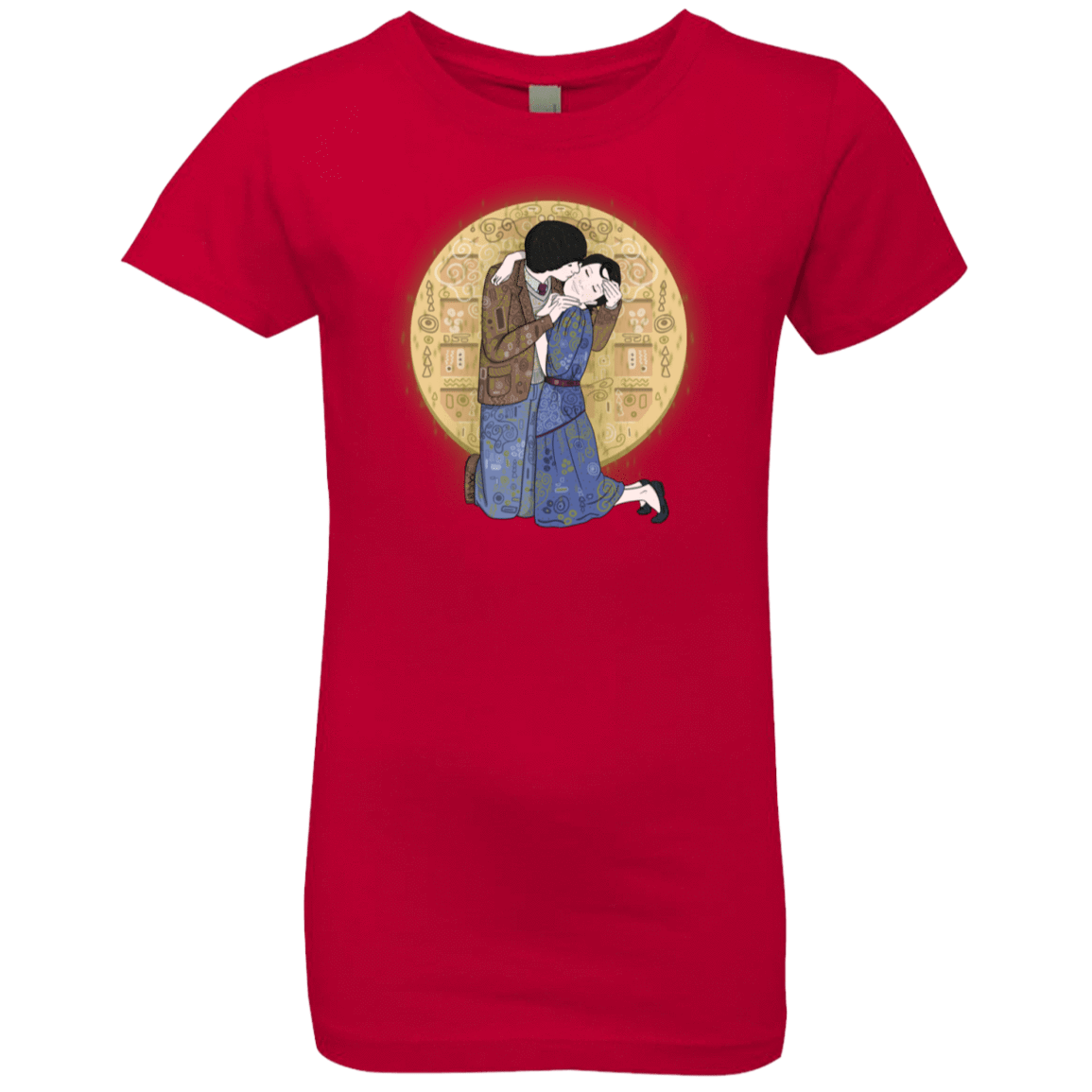 T-Shirts Red / YXS Stranger Klimt Girls Premium T-Shirt