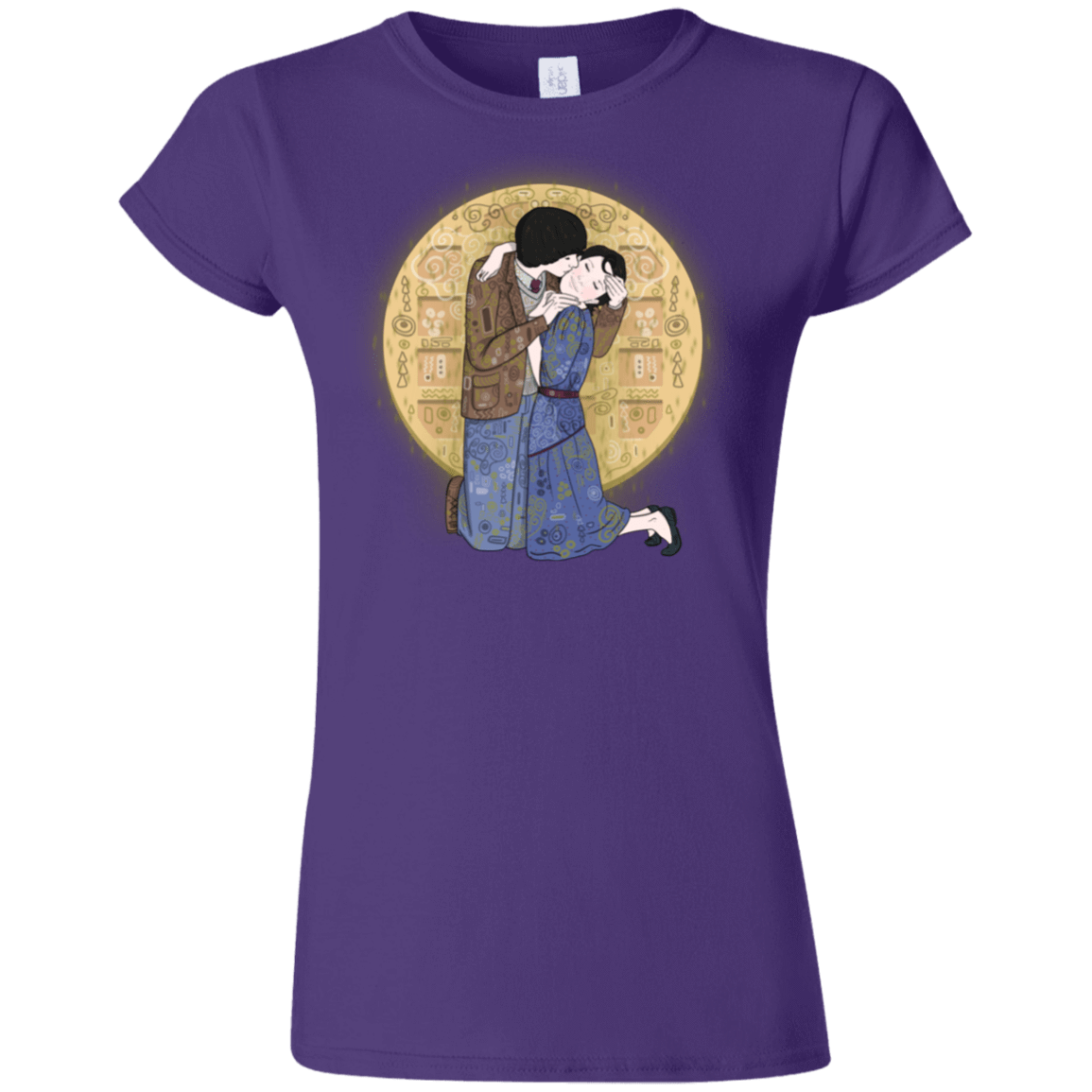 T-Shirts Purple / S Stranger Klimt Junior Slimmer-Fit T-Shirt