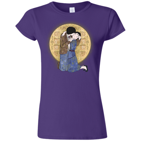 T-Shirts Purple / S Stranger Klimt Junior Slimmer-Fit T-Shirt