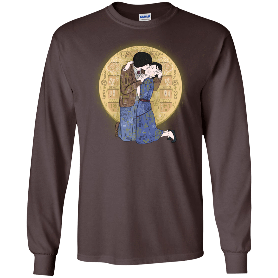 T-Shirts Dark Chocolate / S Stranger Klimt Men's Long Sleeve T-Shirt