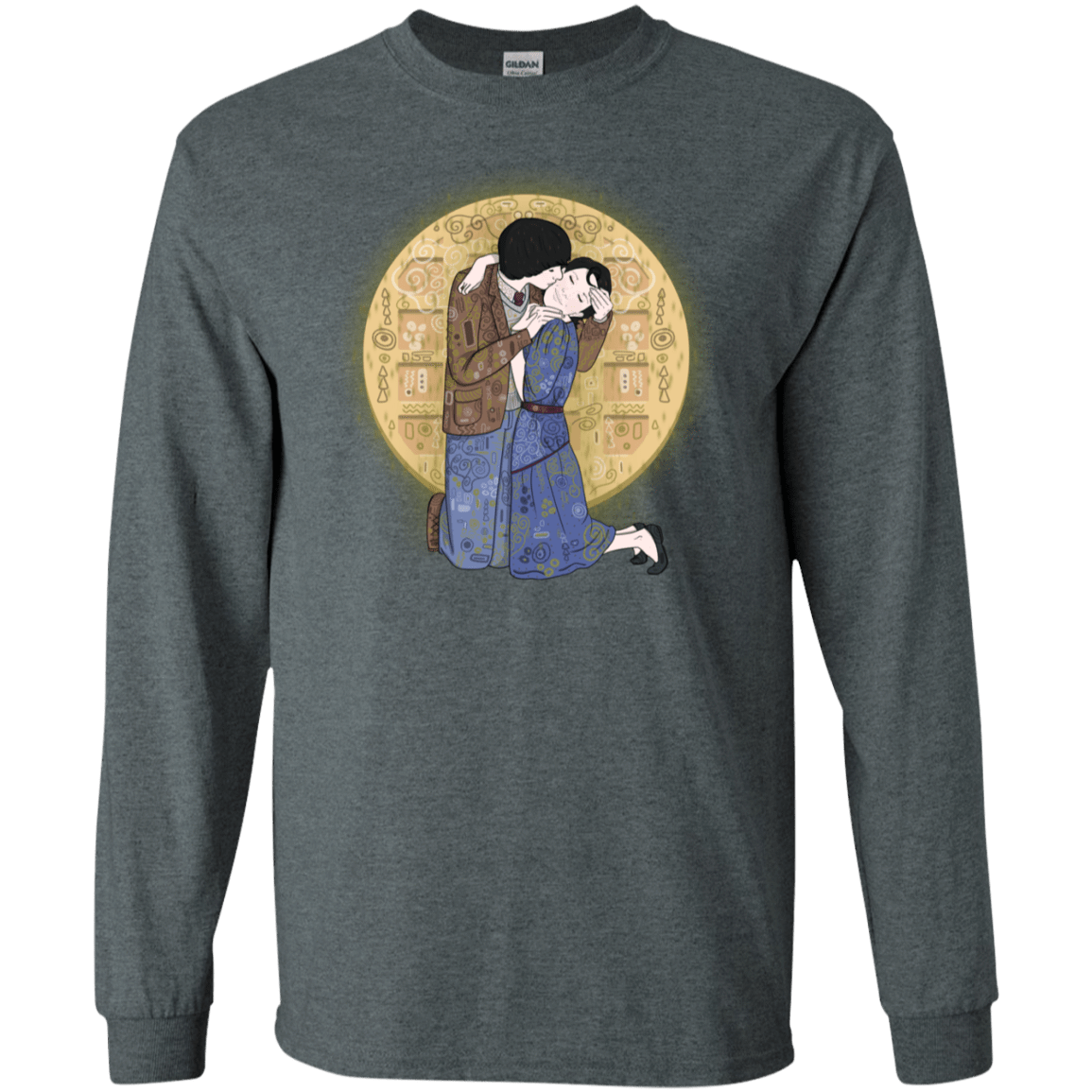 T-Shirts Dark Heather / S Stranger Klimt Men's Long Sleeve T-Shirt