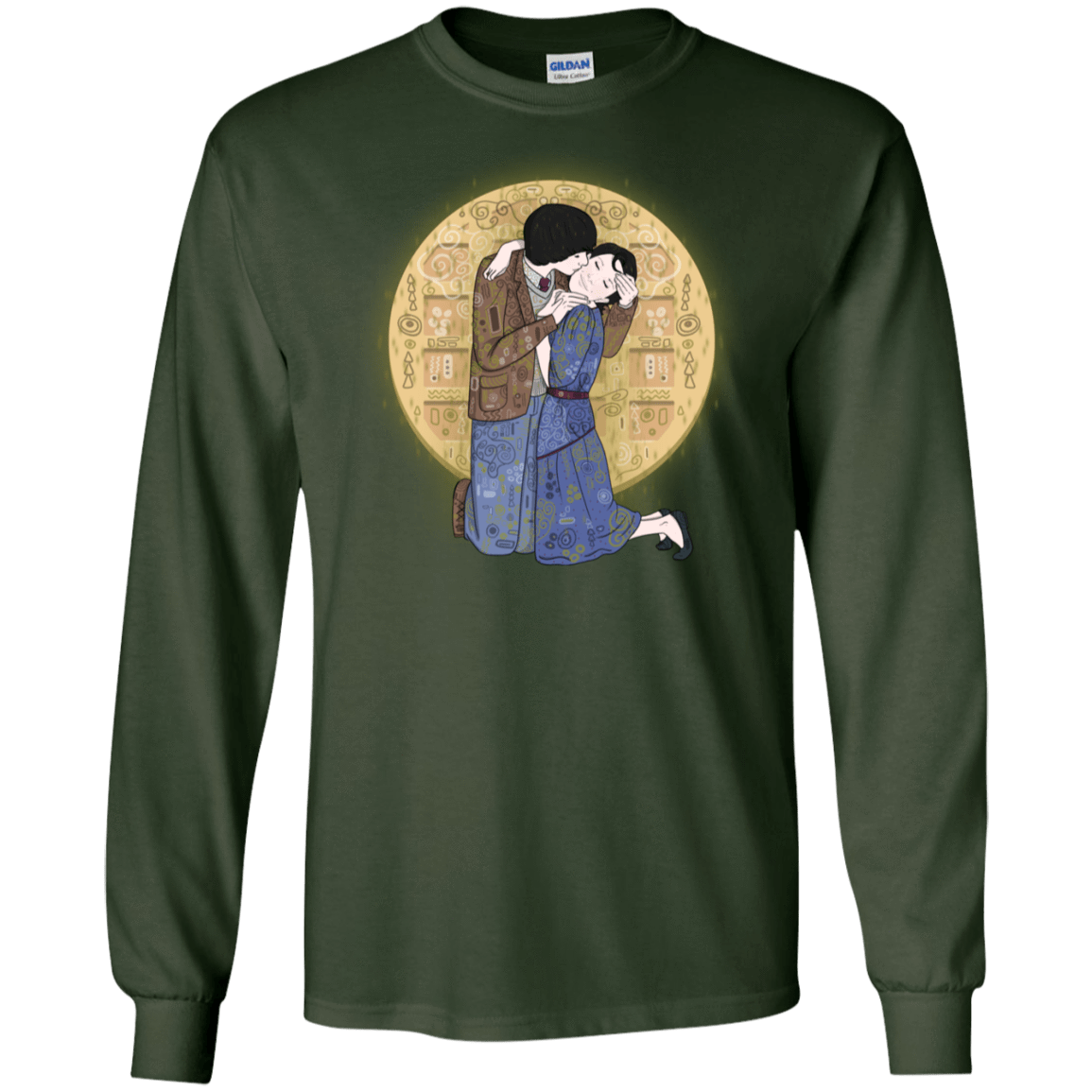 T-Shirts Forest Green / S Stranger Klimt Men's Long Sleeve T-Shirt