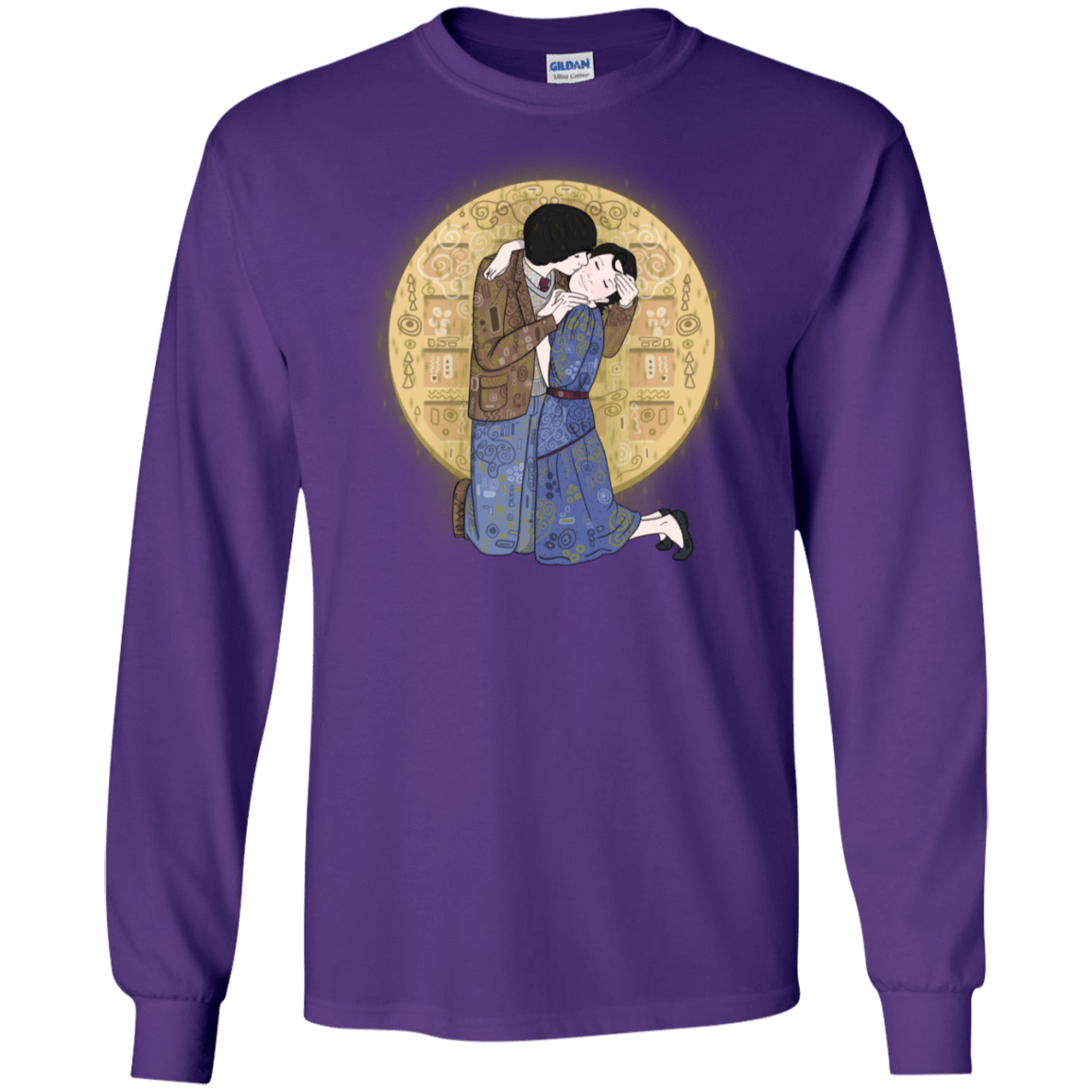 T-Shirts Purple / S Stranger Klimt Men's Long Sleeve T-Shirt