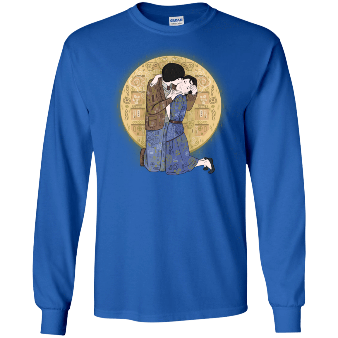 T-Shirts Royal / S Stranger Klimt Men's Long Sleeve T-Shirt