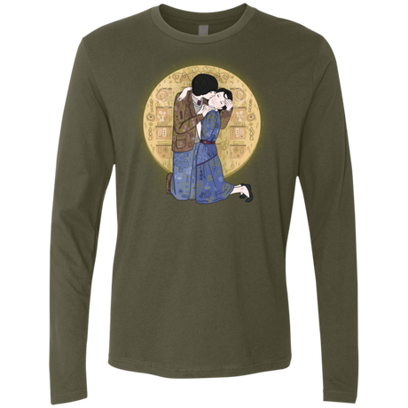 T-Shirts Military Green / S Stranger Klimt Men's Premium Long Sleeve