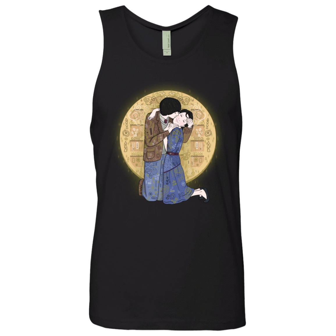 T-Shirts Black / S Stranger Klimt Men's Premium Tank Top