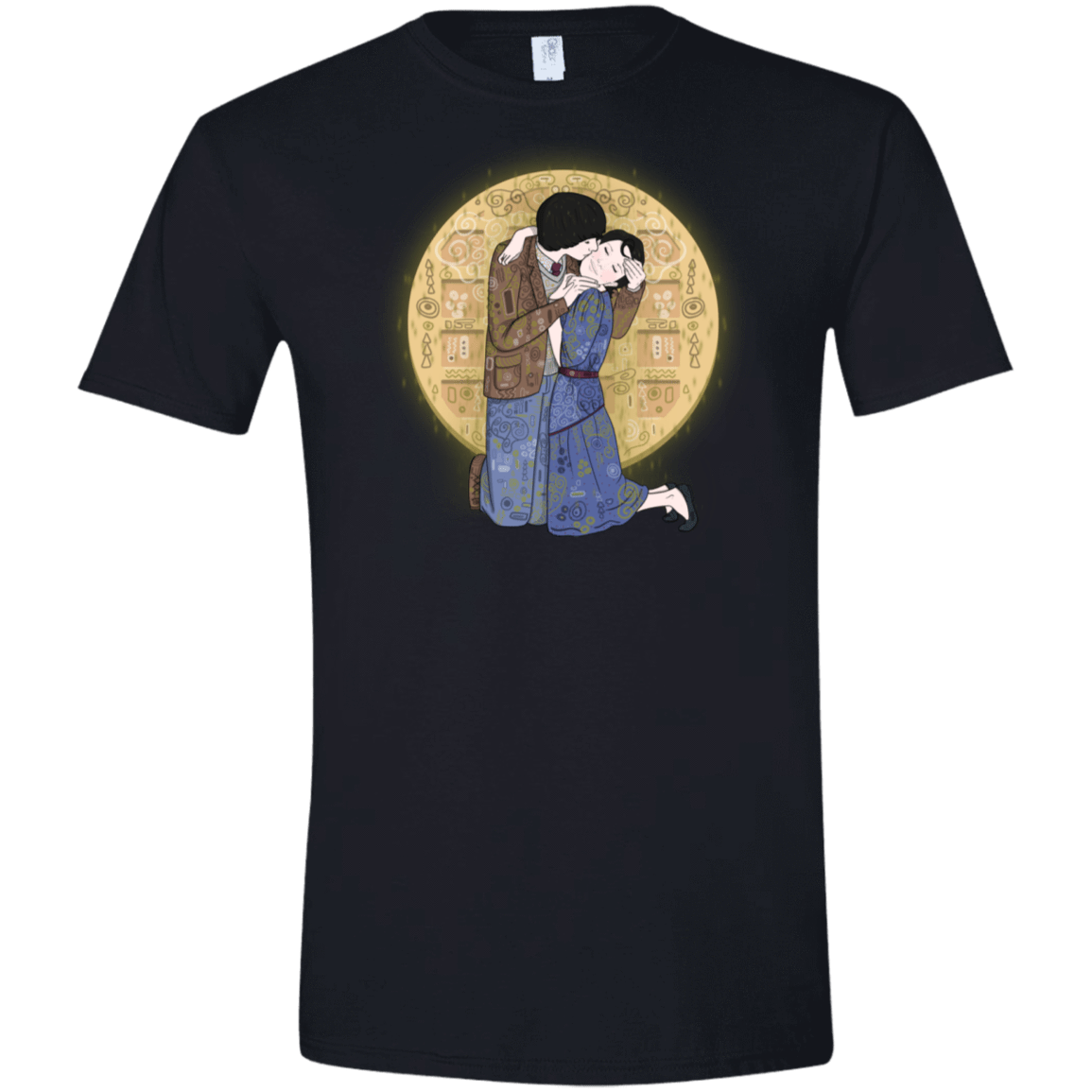 T-Shirts Black / X-Small Stranger Klimt Men's Semi-Fitted Softstyle