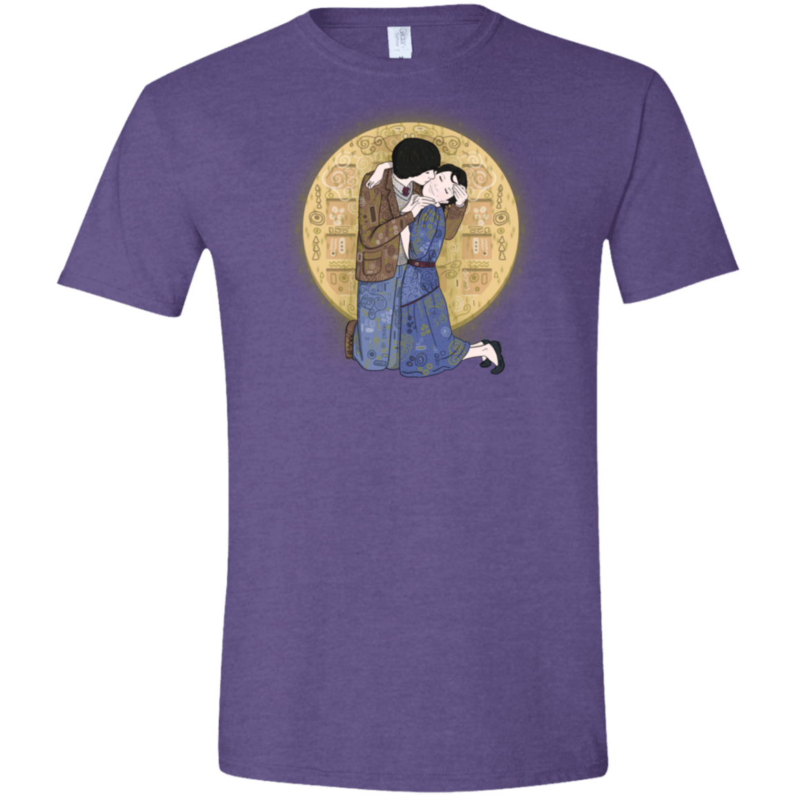 T-Shirts Heather Purple / S Stranger Klimt Men's Semi-Fitted Softstyle