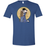 T-Shirts Heather Royal / X-Small Stranger Klimt Men's Semi-Fitted Softstyle