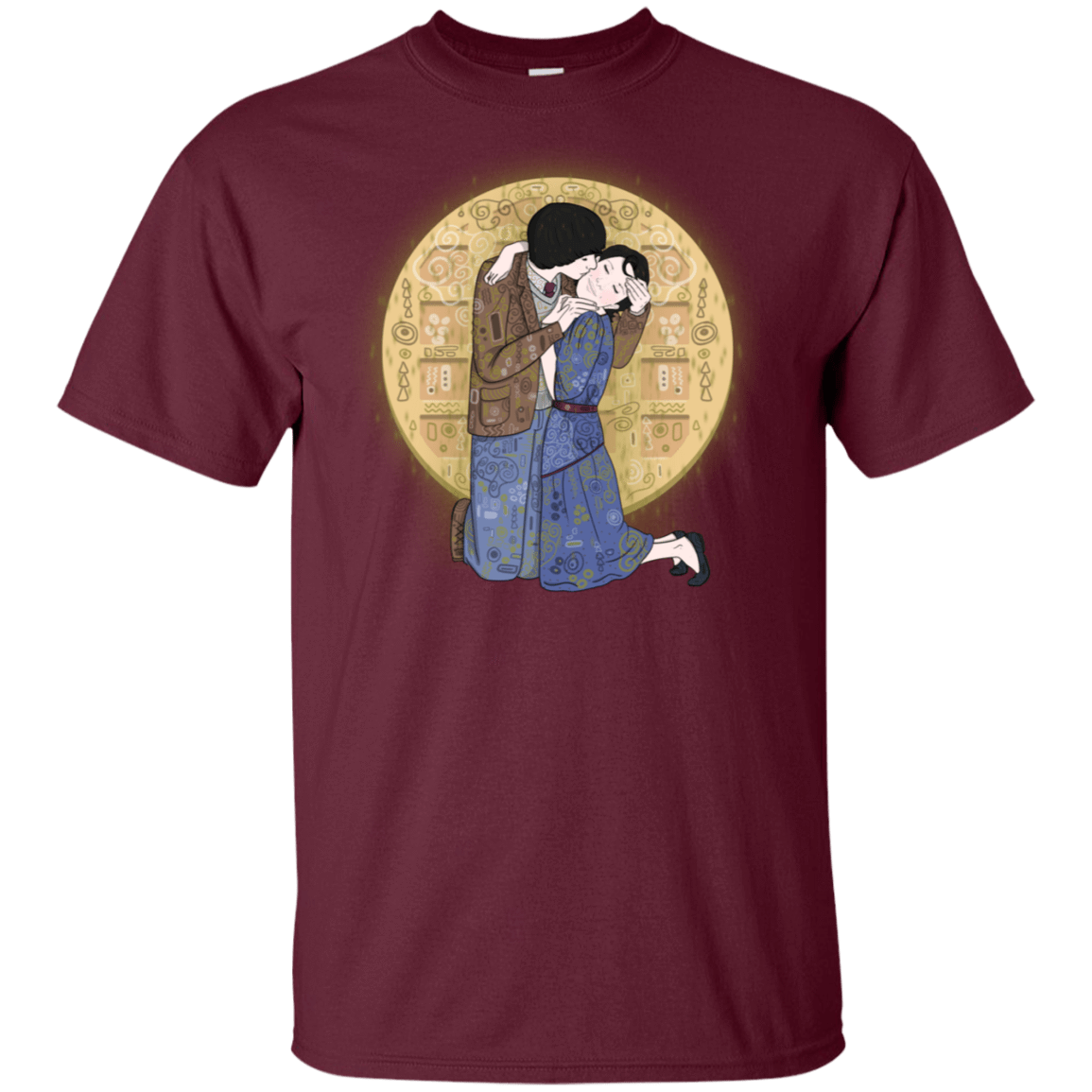 T-Shirts Maroon / S Stranger Klimt T-Shirt