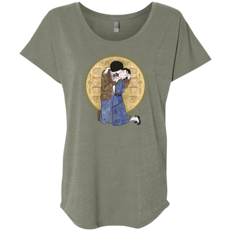 T-Shirts Venetian Grey / X-Small Stranger Klimt Triblend Dolman Sleeve