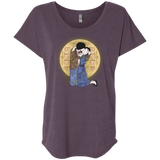 T-Shirts Vintage Purple / X-Small Stranger Klimt Triblend Dolman Sleeve