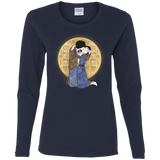 T-Shirts Navy / S Stranger Klimt Women's Long Sleeve T-Shirt