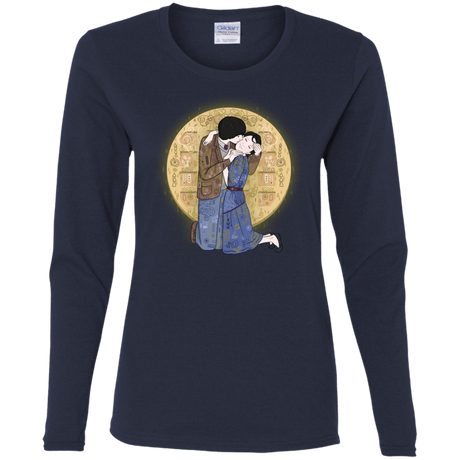 T-Shirts Navy / S Stranger Klimt Women's Long Sleeve T-Shirt