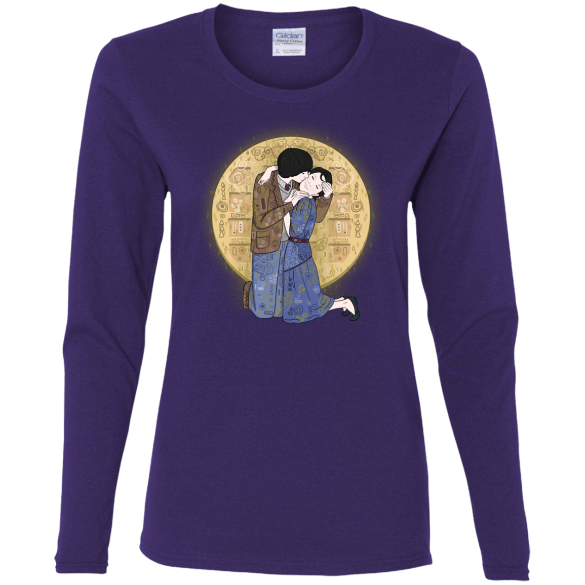 T-Shirts Purple / S Stranger Klimt Women's Long Sleeve T-Shirt