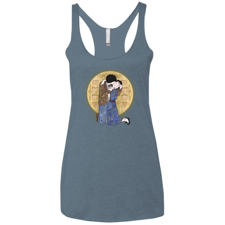 T-Shirts Indigo / X-Small Stranger Klimt Women's Triblend Racerback Tank