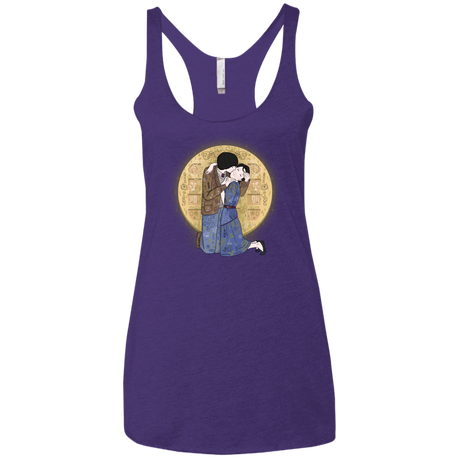 T-Shirts Purple Rush / X-Small Stranger Klimt Women's Triblend Racerback Tank