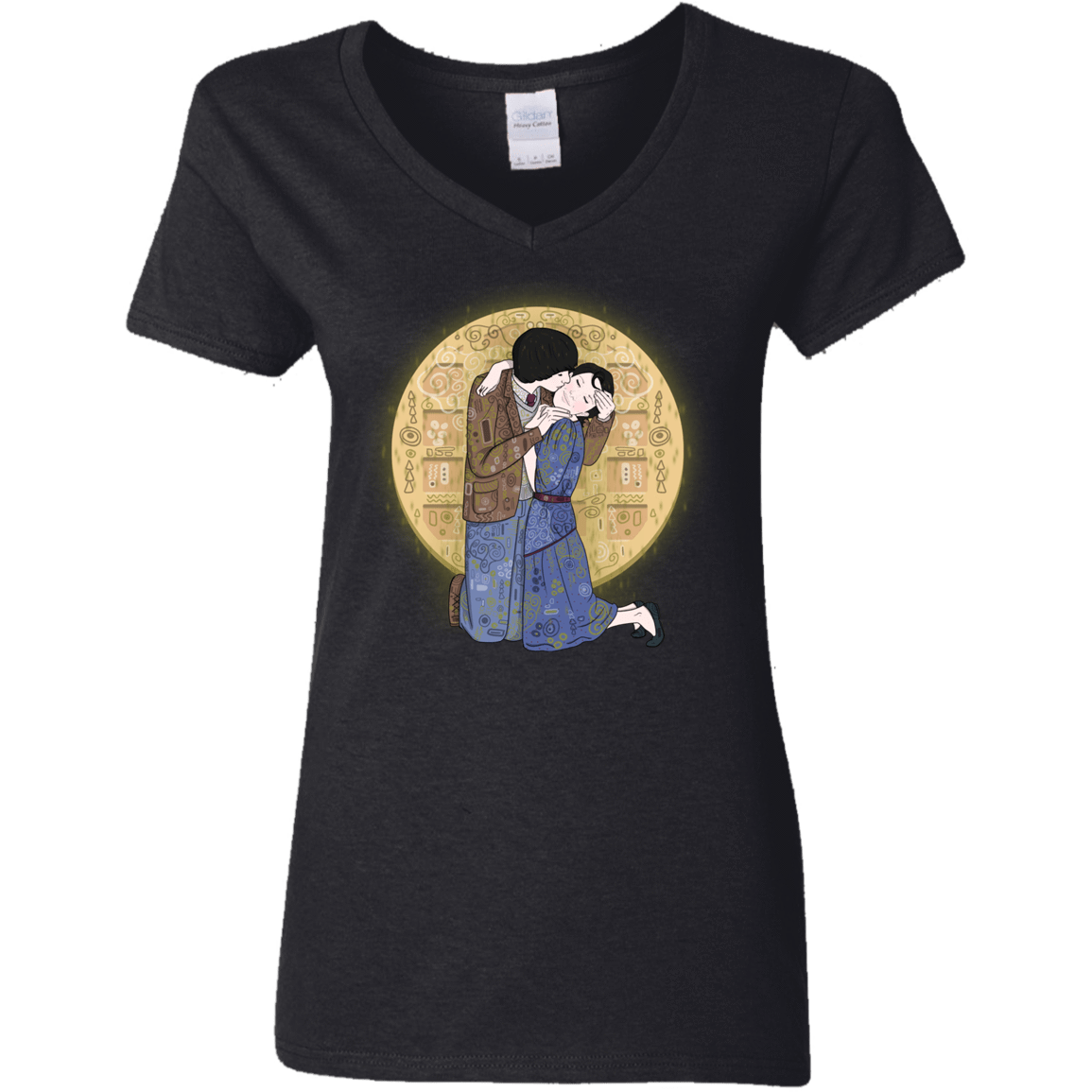 T-Shirts Black / S Stranger Klimt Women's V-Neck T-Shirt