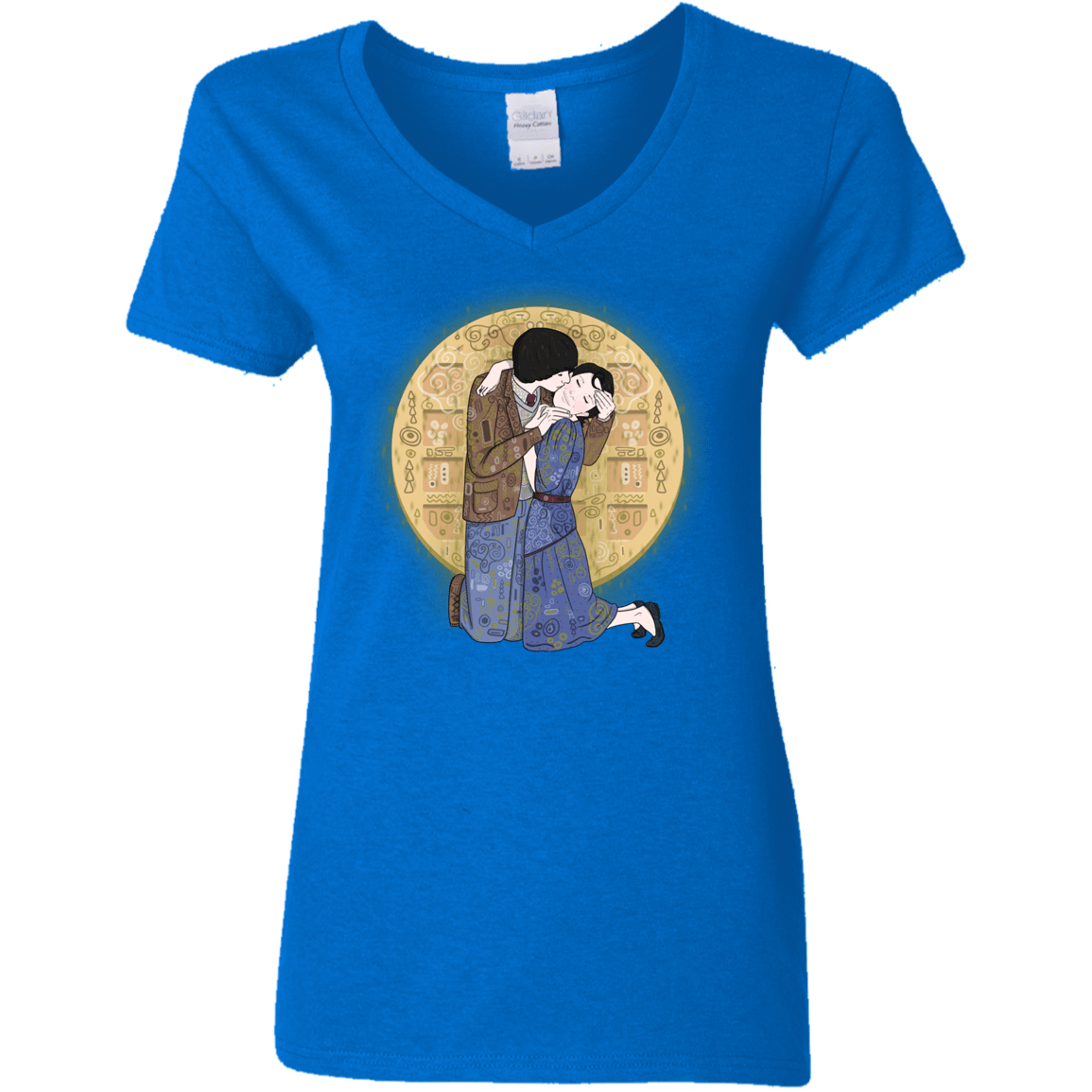 T-Shirts Royal / S Stranger Klimt Women's V-Neck T-Shirt