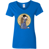 T-Shirts Royal / S Stranger Klimt Women's V-Neck T-Shirt