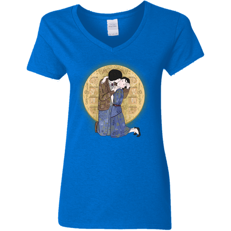 T-Shirts Royal / S Stranger Klimt Women's V-Neck T-Shirt