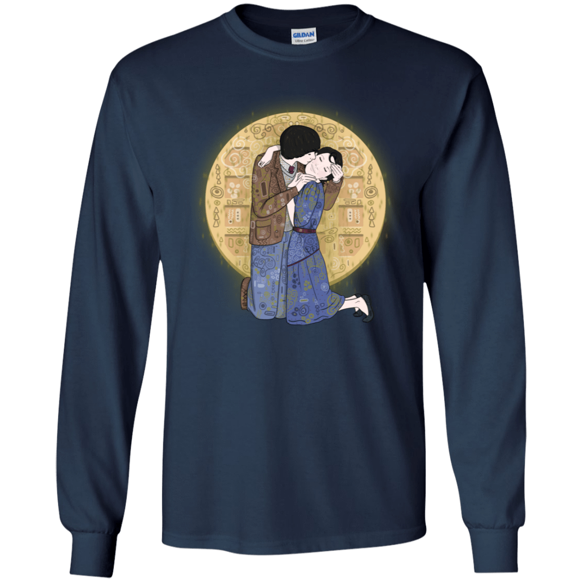 T-Shirts Navy / YS Stranger Klimt Youth Long Sleeve T-Shirt
