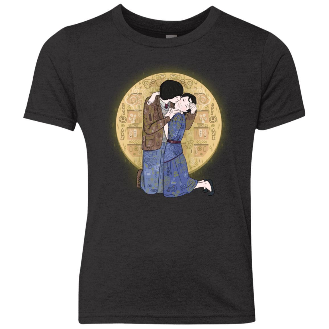 T-Shirts Vintage Black / YXS Stranger Klimt Youth Triblend T-Shirt
