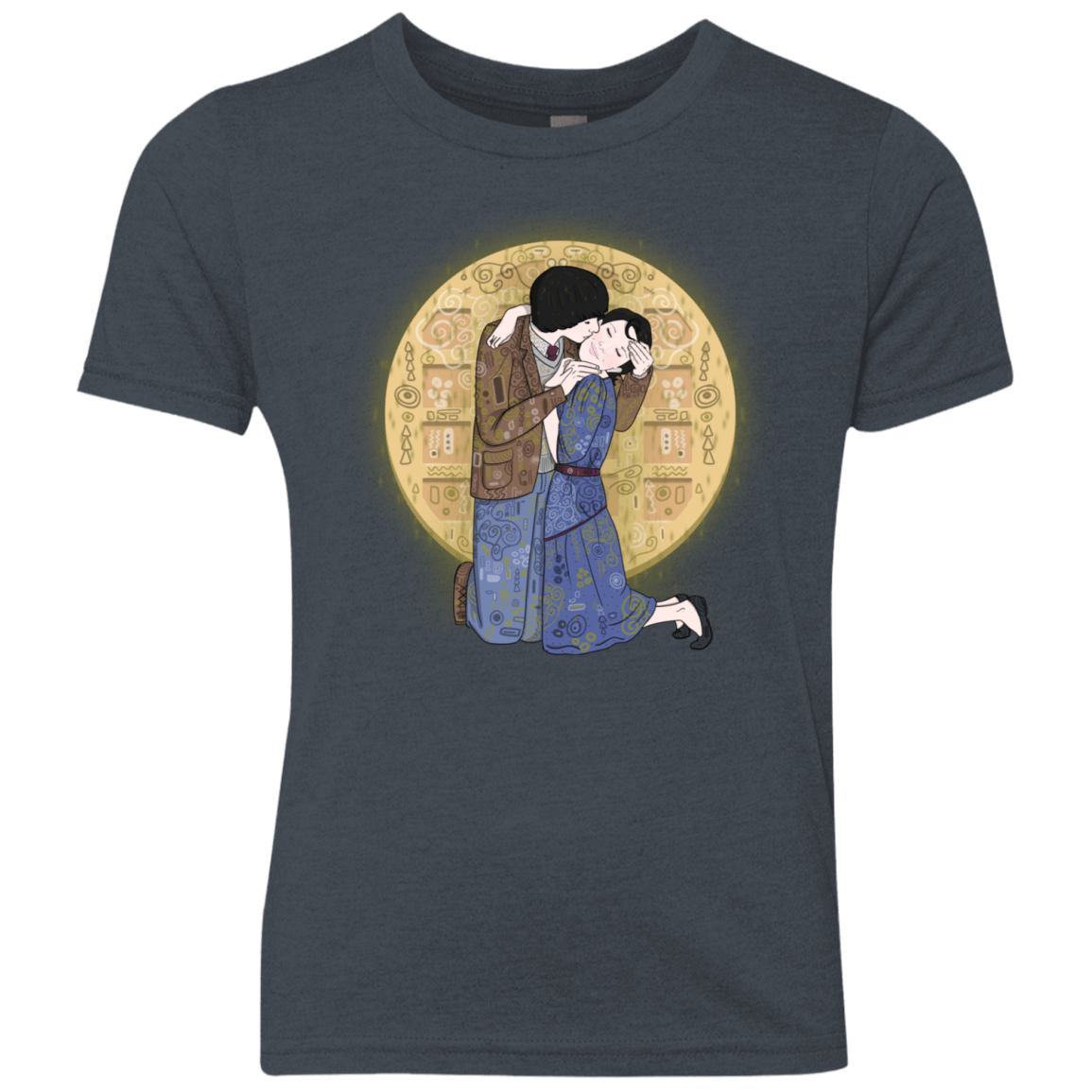 T-Shirts Vintage Navy / YXS Stranger Klimt Youth Triblend T-Shirt