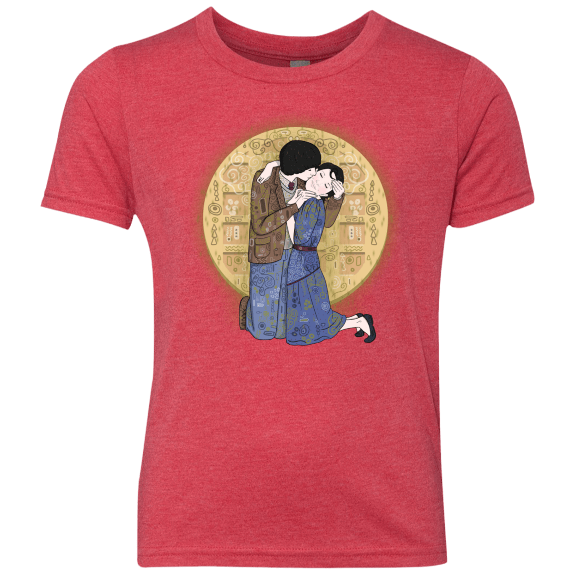 T-Shirts Vintage Red / YXS Stranger Klimt Youth Triblend T-Shirt