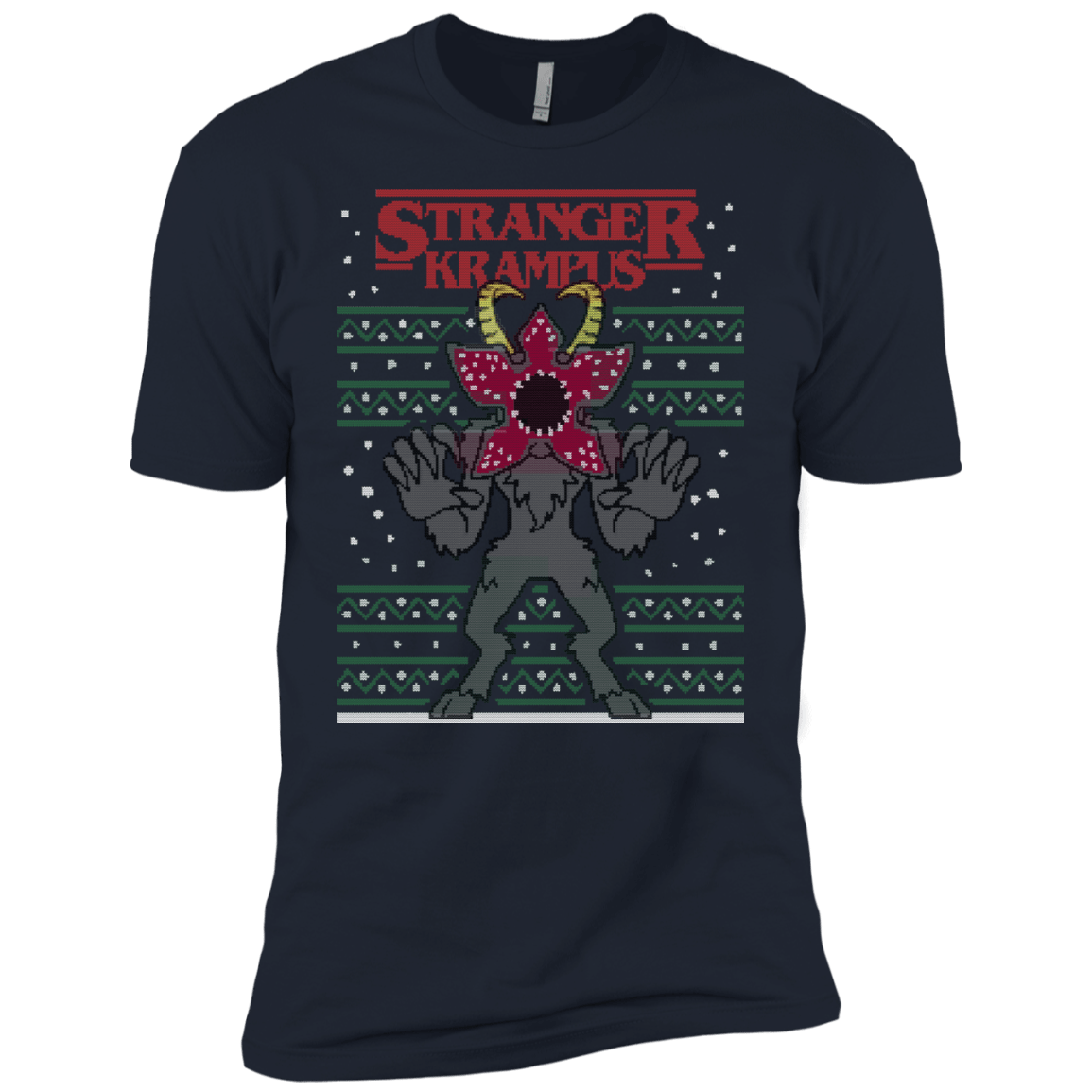 T-Shirts Midnight Navy / YXS Stranger Krampus Boys Premium T-Shirt